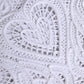 Dolce & Gabbana White Cordonetto Lace Beatrice Tote Shopping Bag