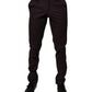 BENCIVENGA Brown Pure Cotton Slim Fit Men Dress Pants