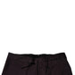 BENCIVENGA Brown Pure Cotton Slim Fit Men Dress Pants