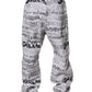 Dolce & Gabbana White Logo Print Straight Men Denim Jeans