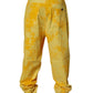 Dolce & Gabbana Yellow Tie Dye Cotton Straight Denim Jeans
