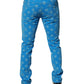 Dolce & Gabbana Blue Logo Monogram Cotton Skinny Denim Jeans