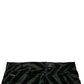 Dolce & Gabbana Black Green Stripes Cotton Skinny Denim Jeans