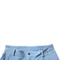 Dolce & Gabbana Light Blue Corduroy Cotton Skinny Denim Jeans