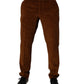 Dolce & Gabbana Dark Brown Corduroy Cotton Skinny Denim Jeans