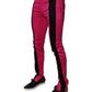 Dolce & Gabbana Pink Black Stripe Slim Fit Men Dress Pants