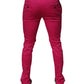 Dolce & Gabbana Pink Black Stripe Slim Fit Men Dress Pants