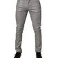 Dolce & Gabbana Gray Cotton Stretch Men Slim Fit Denim Jeans
