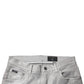 Dolce & Gabbana Gray Cotton Stretch Men Slim Fit Denim Jeans