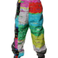 Dolce & Gabbana Multicolor Patchwork Mid Waist Sweatpants Pants