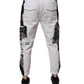 Dolce & Gabbana White Cotton Cargo Jogger Sweatpants Pants