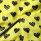 Dolce & Gabbana Green Silk Heart Print Bermuda Shorts