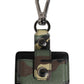 Dolce & Gabbana Multicolor Camouflage Leather Airpods Case