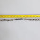 Dolce & Gabbana Silver Tone Chain Lobster Clasp Logo Gray Pearls Bracelet