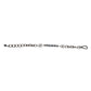 Dolce & Gabbana Silver Tone Chain Lobster Clasp Logo Gray Pearls Bracelet