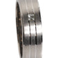 Dolce & Gabbana Silver Tone Brass Clear Crystal DG Logo Ring
