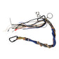 Dolce & Gabbana Multicolor Braided Rope Logo Bag Shoulder Strap