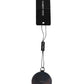 Dolce & Gabbana Pink Calfskin Leather Round Logo Hand Mirror Holder