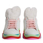 Dolce & Gabbana Multicolor Low Top Trainers Sneakers Shoes