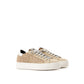 P448 Beige Leather Athletic Sneakers