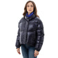 Add Blue Polyamide Full-Length Jacket