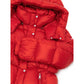 Add Red Polyamide Full-Length Jacket