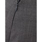 Lardini Gray Wool Midi Skirt