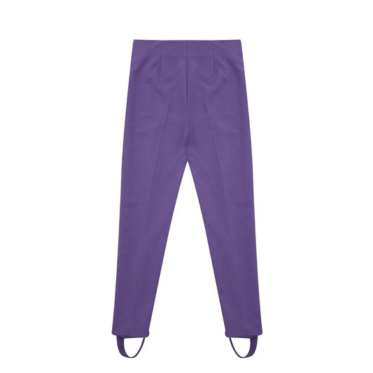 Lardini Purple Viscose Athletic Pants