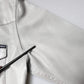 Dolce & Gabbana Metallic Gray Cotton Button Down Shirt