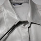 Dolce & Gabbana Metallic Gray Cotton Button Down Shirt