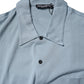 Dolce & Gabbana Blue Cotton Button Down Casual Men Polo Shirt