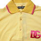 Dolce & Gabbana Yellow Cotton Logo Collared Polo T-shirt