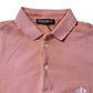 Dolce & Gabbana Pink Cotton Crown Collared Polo T-shirt