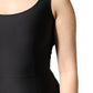 Dolce & Gabbana Black Sleeveless Bodycon Women Jumpsuit Dress