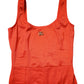 Dolce & Gabbana Orange Sleeveless Bodycon Jumpsuit Dress