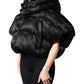 Dolce & Gabbana Black Padded Puffer Hooded Full Zip Cropped Jacket