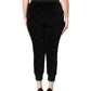 Dolce & Gabbana Black All-Over DG Logo Print Jogger Pants