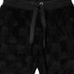 Dolce & Gabbana Black All-Over DG Logo Print Jogger Pants