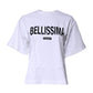 Dolce & Gabbana White Bellissima Cotton Crew Neck T-shirt
