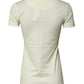 Dolce & Gabbana Light Yellow Cotton Short Sleeve T-shirt