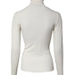 Dolce & Gabbana Cream Long Sleeves Turtleneck Slim Sweater