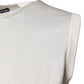 Dolce & Gabbana Cream Sleeveless Silk Round Neck Tank Top