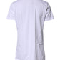 Dolce & Gabbana White Printed Round Neck Top Cotton T-shirt