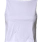 Dolce & Gabbana White Cotton Sleeveless Round Neck Tank Top
