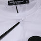Dolce & Gabbana White #DGFAMILY Embroidery Cotton T-shirt