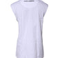 Dolce & Gabbana White Cotton Sleeveless Printed Tank T-shirt