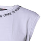 Dolce & Gabbana White Cotton Sleeveless Printed Tank T-shirt
