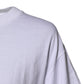 Dolce & Gabbana White Printed Round Neck Top Cotton T-shirt
