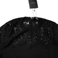Dolce & Gabbana Black Floral Lace Long Sleeves Blouse Top