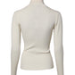 Dolce & Gabbana Cream Long Sleeves Turtleneck Slim Sweater